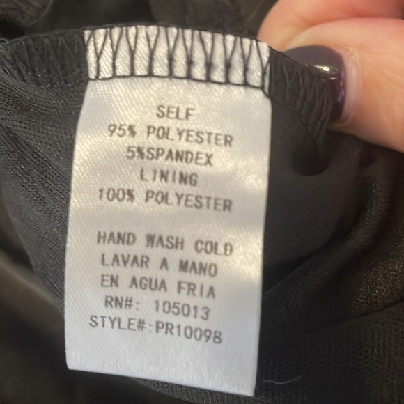 NWT Black Polyester Jumpsuit - Picture 9 of 10